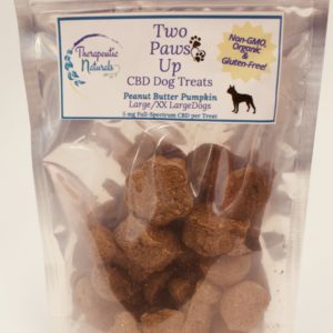 Two Paws Up CBD Dog Treats for small and large dogs