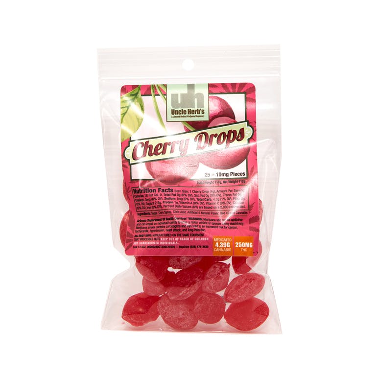 Uncle Herbs 250MG Cherry Drops