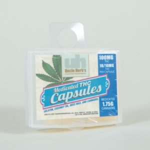 Uncle Herbs - Cannabis Capsules 100mg