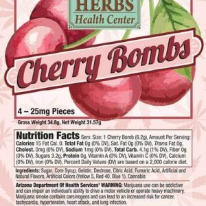 Uncle Herb's Cherry Bombs 100mg