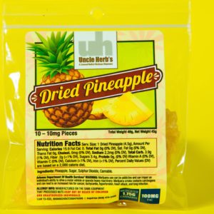 Uncle Herbs - Dried Pineapple 100mg