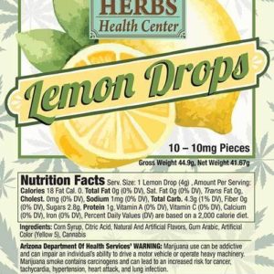 Uncle Herbs Lemon Drops 100mg