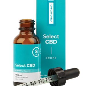 Unflavored Drops 1000mg CBD (30ML) (SELECT)