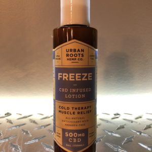 Urban Roots 500MG CBD infused Freeze Lotion