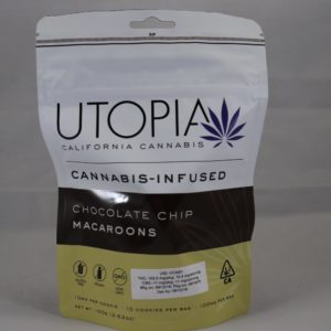 Utopia Chocolate Chip Macaroons 100 mg