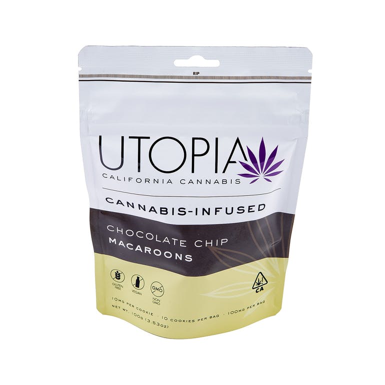 UTOPIA - CHOCOLATE CHIP MACAROONS 100MG
