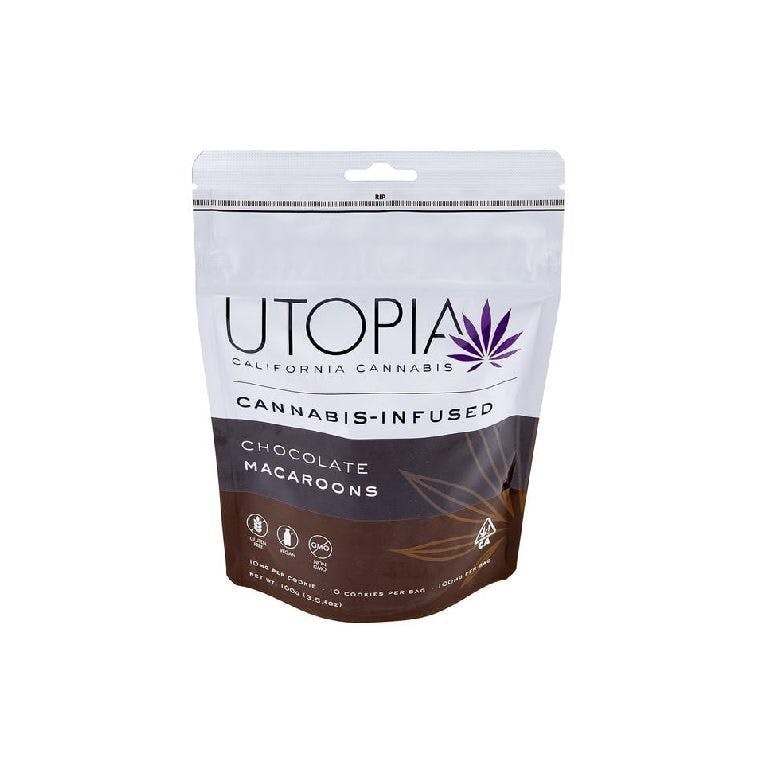 Utopia - Chocolate Gluten Free Macaroons 100mg