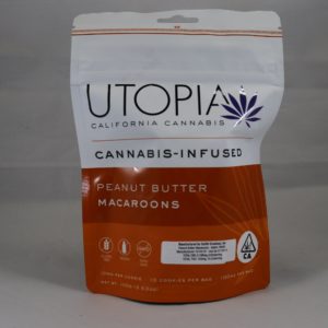 Utopia Peanut Butter Macaroons 100 mg