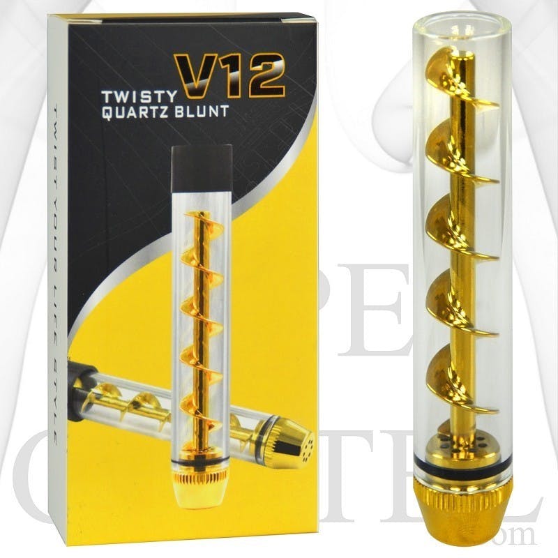 V12 Twisty Quartz Bluntz