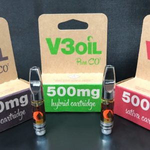 V3 Oil - 500mg Vape Cartridges