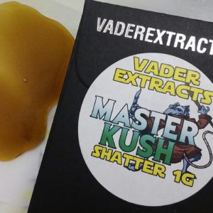 Vader Extracts Master Kush Shatter