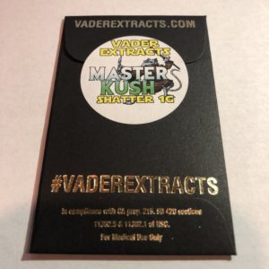 Vader Extracts (TRIM RUN)» Master Kush