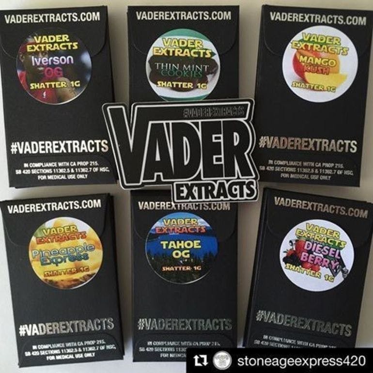 Vader Extracts Trimrun Shatter 1G