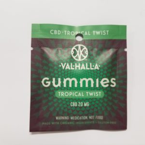 Valhalla Gummy 2pk Tropical Twist, 20mg THC