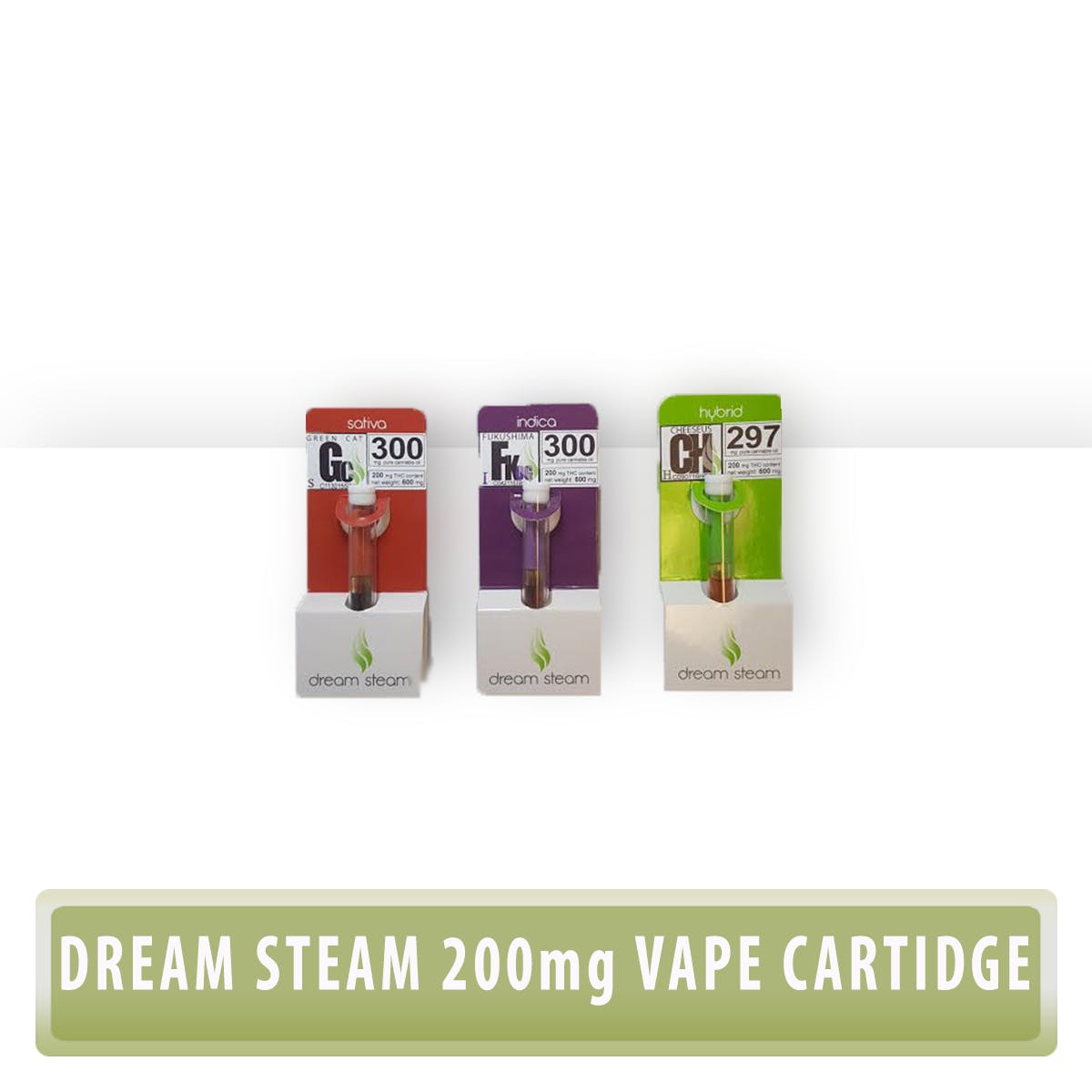 Vape - Dream Steam 200mg Cartridge