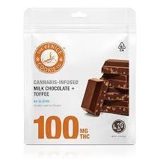 Venice Cookie Co- Milk Chocolate & Toffee Pouch 100mg