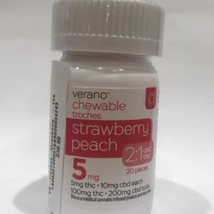 (Verano) Chewable Troches - Strawberry Peach 2:1