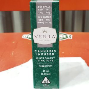 Verra Wellness 1:1 Micromist Tincture "Peppermint"