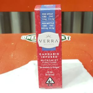 Verra Wellness 20:1 Micromist Tincture "Strawberry Ginger"
