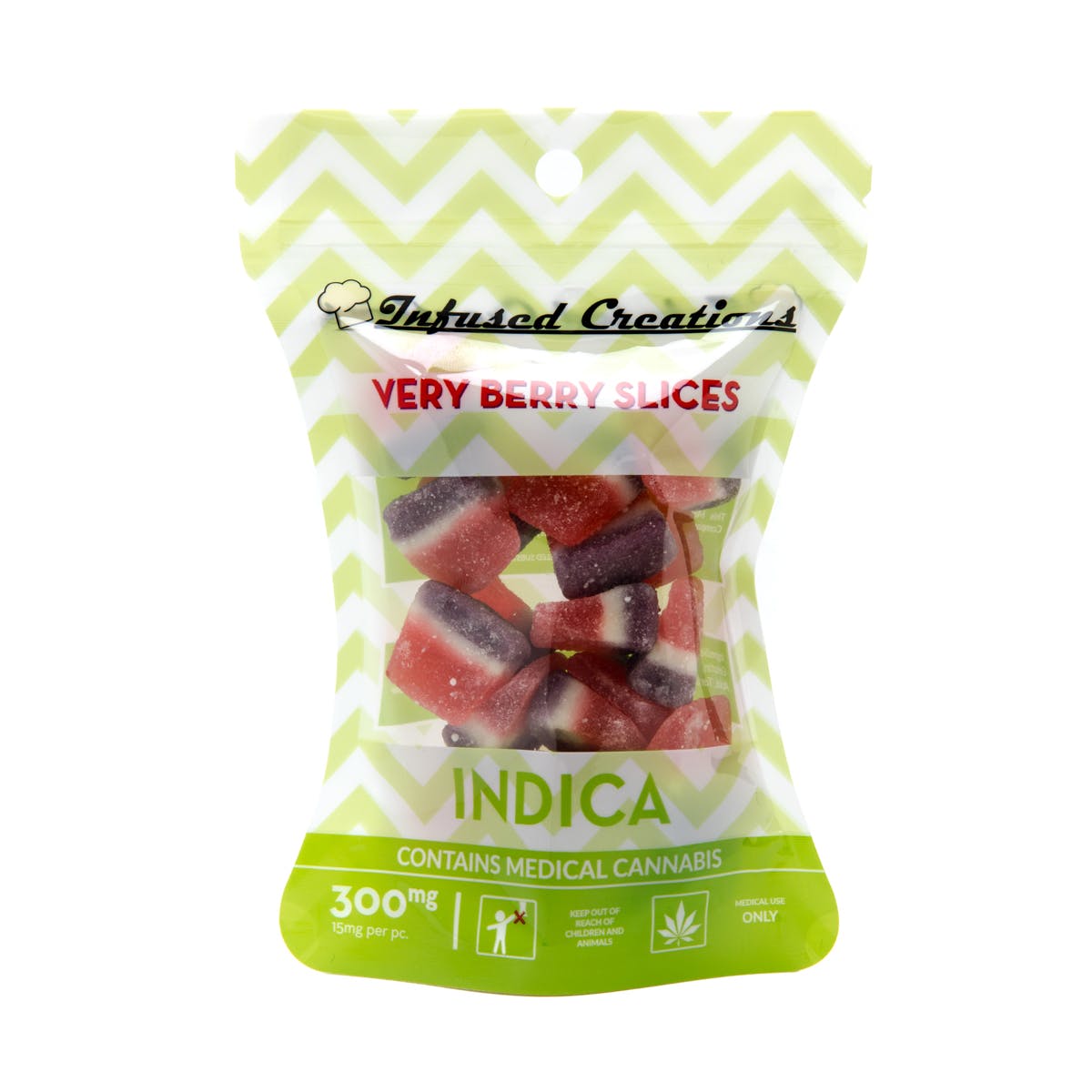 Very Berry Slices Indica, 300mg