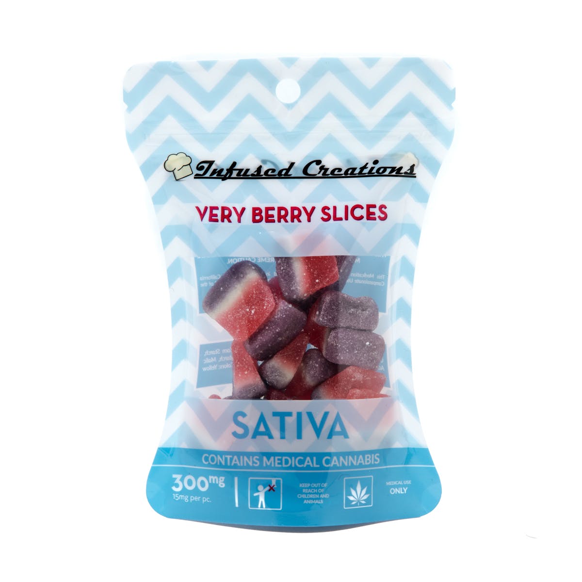 Very Berry Slices Sativa, 300mg