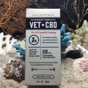 VET CBD- 20:1 Pet CBD Tincture 250mg 2oz