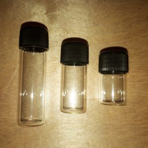 Vials - Glass (Assorted Sizes)