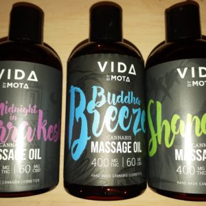 Vida - Massage Oils (400mg THC & 60mg CBD)
