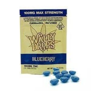 WALLY DROPS 100mg BLUEBERRY