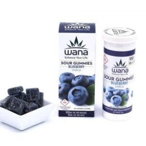Wana Blueberry Indica THC 100mg