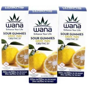 Wana - CBD 2:1 Exotic Yuzu Gummies