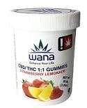 Wana CBD/THC 1:1 Strawberry Lemonade Gummies