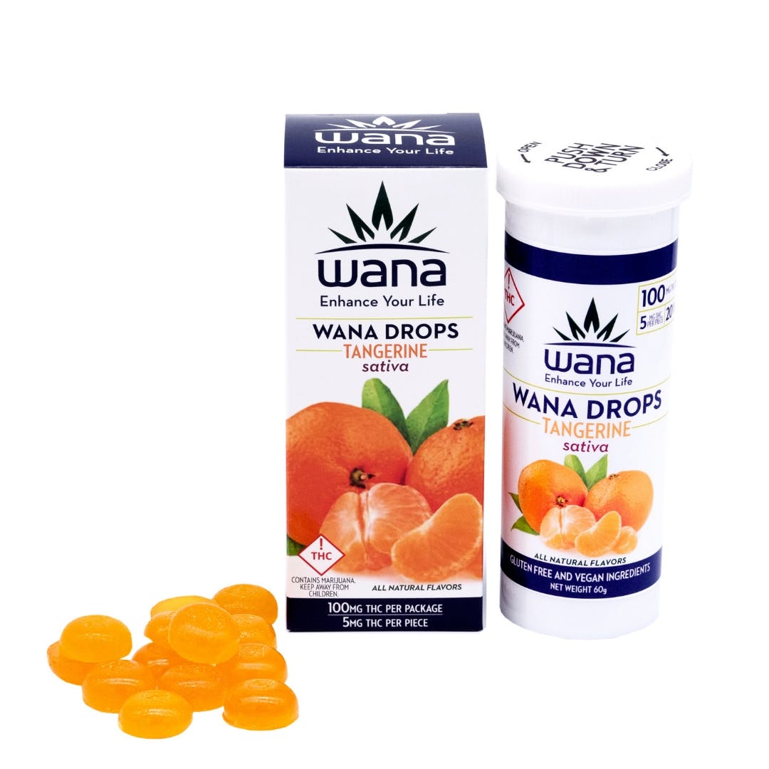 Wana Drops Tangerine Sativa 100mg