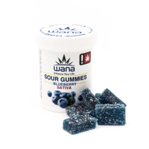 Wana: Edible - Sour Blueberry Gummies Sativa