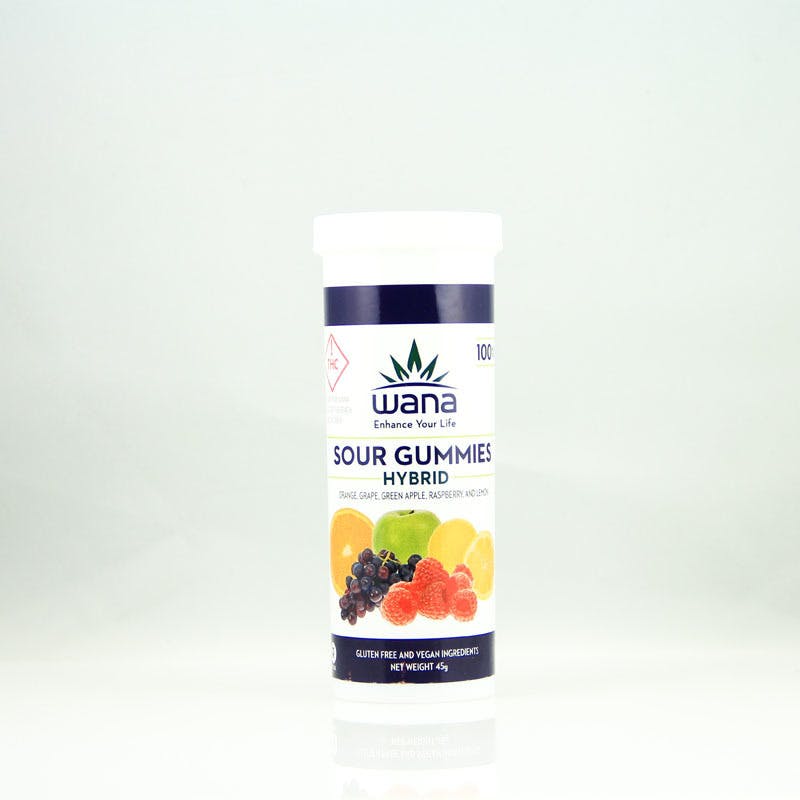Wana - Gummies - Sour Assorted Flavors - Hybrid