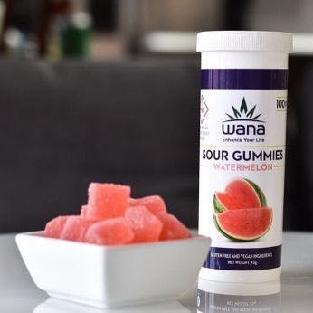 Wana - Gummies - Sour Watermelon - Hybrid