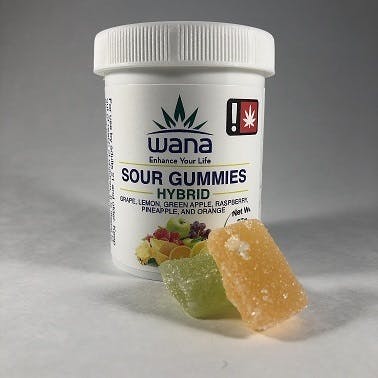 Wana Hybrid Sour Gummies - Assorted Flavors