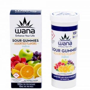 Wana Indica Assorted Flavors 100mg THC
