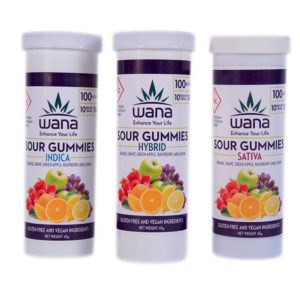 Wana - Mixed Fruit Sour Gummies - Hybrid