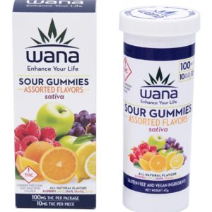 Wana - Sativa Gummies (Assorted) 100mg