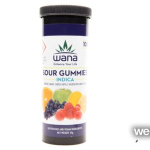 Wana Sour Gummies - Assorted Flavors (50mgTHC)