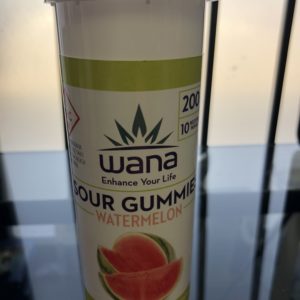 Wana - Sour Gummies Watermelon 200mg