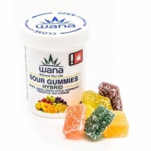 Wana | Sour Mixed Flavors Gummies | Hybrid (Tax Included)