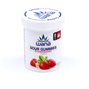 Wana Sour Strawberry Indica THC Gummies