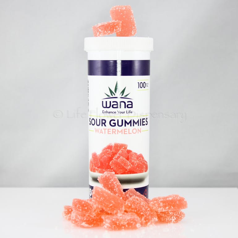 Wana - Sour Watermelon Gummies - Hybrid