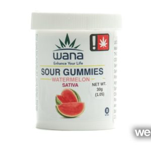 Wana | Sour Watermelon Sativa Gummies