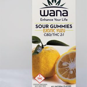 WANA - Yuzu Gummies - CBD/THC - 2:1 - 100mg