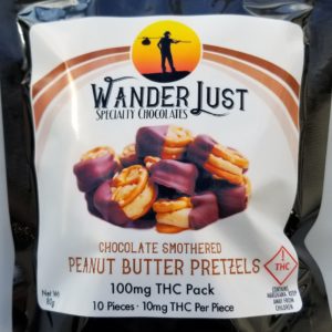 Wanderlust- Chocolate covered peanutbutter pretzles