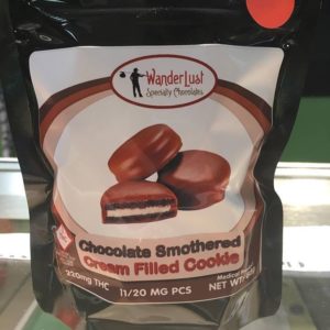 Wanderlust Milk Chocolate Smothered Cookies-220 mg