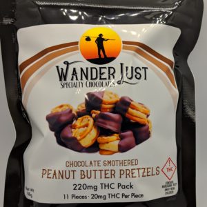WanderLust Peanut Butter Pretzels